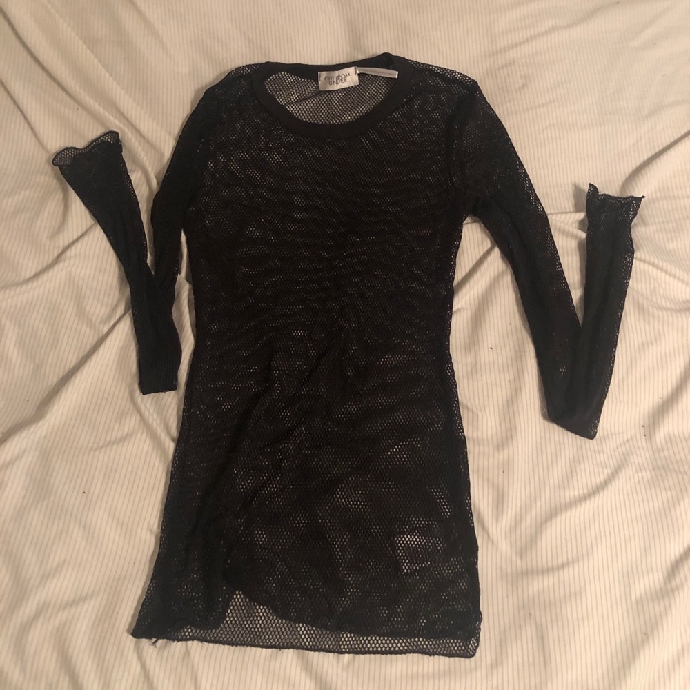Urban Outfitters Black Fishnet Longsleeve